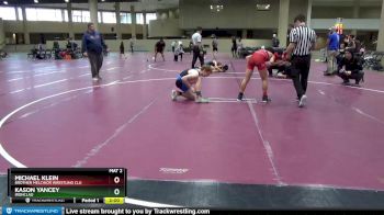 95-105 lbs Round 3 - Michael Klein, Brother Melchior Wrestling Clu vs Kason Yancey, Ironclad