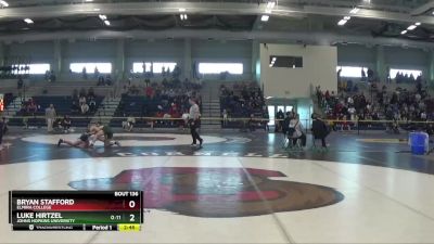 184 lbs Prelim - Luke Hirtzel, Johns Hopkins University vs Bryan Stafford, Elmira College