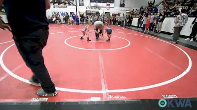 40-43 lbs Rr Rnd 3 - Ava Adams, Springdale Youth Wrestling Club vs Violet Jones, Springdale Youth Wrestling Club