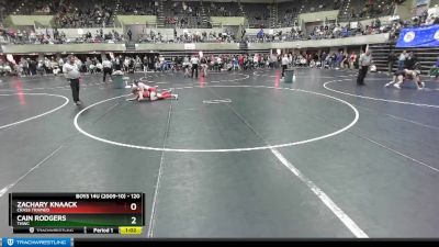 120 lbs Quarterfinal - Cain Rodgers, THWC vs Zachary Knaack, Crass Trained