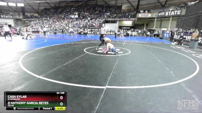 2A 106 lbs Cons. Semi - D`Anthony Garcia Reyes, Selah vs Cash Eylar, Ellensburg