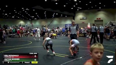 65 lbs Semis & 1st Wrestleback (8 Team) - Kru McDonald, Illinois KIA vs Patton Boomer, BadBass