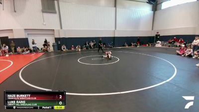 60 lbs Cons. Round 4 - Haze Burkett, Texas Elite Wrestling Club vs Luke Rains, Liberty Hill Wrestling Club