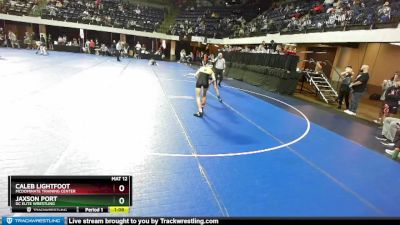 110 lbs Champ. Round 2 - Jaxson Port, DC Elite Wrestling vs Caleb Lightfoot, McDominate Training Center