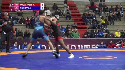 72 kg Semifinal - Arvin Khosravy, USA vs Alexis Vargas, MEX