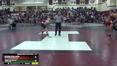 S-11 lbs Round 3 - Ayden Williams, Tiger Wrestling Club vs Trevor Kaut, North Linn