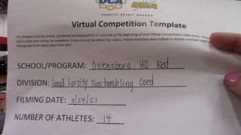 Owensboro High School [Small Varsity Coed Non Tumbling] 2021 UCA & UDA March Virtual Challenge