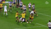 Hurricanes' Asafo Aumua with a Try vs Rebels