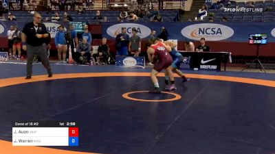 67 kg Consolation - Jordan Auen, Unattached vs Joe Warren, New York Athletic Club