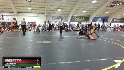 138 lbs Round 1 (6 Team) - Sincere Pompey, MILO`s Misfits vs Luke Nieto, BlueWave 1