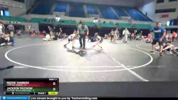 60 lbs Semis (4 Team) - Riddik Vanbeek, Cane Bay Cobras vs Jackson Muchow, Eastside Youth Wrestling