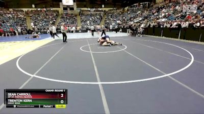 5A-190 lbs Champ. Round 1 - Sean Carroll, OP-St. Thomas Aquinas vs Trenton Kern, Great Bend