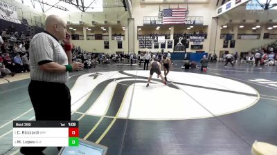 127 lbs Semifinal - Caedyn Ricciardi, St. Peter's Prep vs Matthew Lopes, Blair Academy