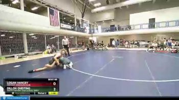 150 lbs 3rd Place Match - Dillon Gneiting, South Fremont High School Wres vs Logan Hancey, Fremont Wrestling Club