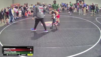 53 lbs Quarterfinal - Brently Cline, Coastal Elite vs Prince Collins, Westwateree Wrestling Club