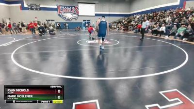 215 lbs Semifinal - Ryan Nichols, Allen vs Mark Moslener, Wylie East