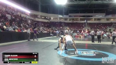 4A 114 lbs 3rd Place Match - Taner Olguin, Aztec vs Erik Bencomo, Deming