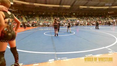 68 lbs Semifinal - Bristol Pope, Bulldawg Wrestling Club vs Maisyn Hulbutta, Mojo Grappling Academy