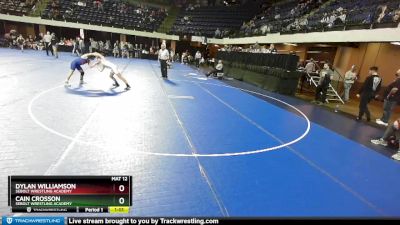 95 lbs 1st Place Match - Cain Crosson, Sebolt Wrestling Academy vs Dylan Williamson, Sebolt Wrestling Academy