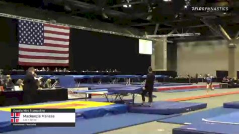 Mackenzie Maness - Double Mini Trampoline, Let It Shine - 2021 USA Gymnastics Championships