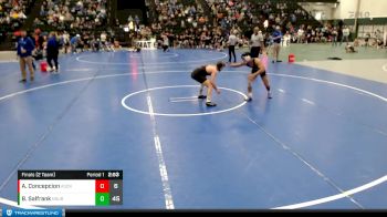 125 lbs Finals (2 Team) - Adam Concepcion, Adams State Reserve vs Brenden Salfrank, Northern State Reserve