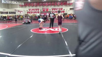 105 lbs Quarterfinal - Tyler Paulson, LAW vs Brody Daly, MN Elite