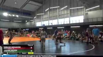 120 lbs Round 5 (10 Team) - Harlow Skenadore, Black Mambas vs JASMINE BROWN, Alabama Elite Gold