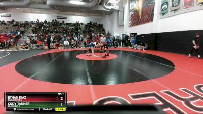 120 lbs Semifinal - Ethan Diaz, Eaglecrest A vs Cody Tanner, Broomfield