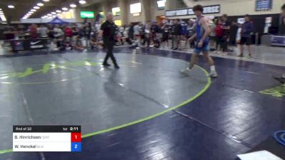 79 kg Rnd Of 32 - Blake Hinrichsen, Central Coast Regional Training Center vs William Henckel, Blairstown Wrestling Club