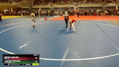 90 lbs Cons. Semi - Carter Strauss, Hutchinson vs Brody Nielsen, KMS