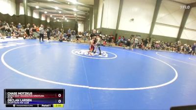 49-56 lbs Quarterfinal - Declan Larsen, Salem Elite Mat Club vs Chase Motzkus, South West Washington Wrestling Club