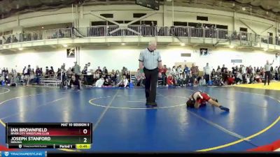 63 lbs Cons. Round 2 - Joseph Stanford, Indiana vs Ian Brownfield, River City Wrestling Club