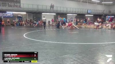 138 lbs Round 4 (6 Team) - Ryder Gibson, Short Time WC vs Cayden Richard, BRAWL Silver