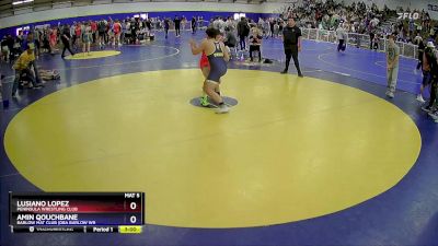 215 lbs Semifinal - Lusiano Lopez, Peninsula Wrestling Club vs Amin Qouchbane, Barlow Mat Club (DBA Barlow Wr