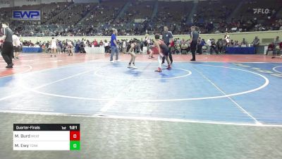 84 lbs Quarterfinal - Max Burd, Weatherford Youth Wrestling vs Maddex Ewy, Tonkawa