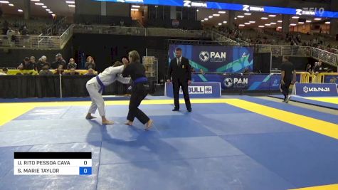 URSULA RITO PESSOA CAVALCANTI vs SARAH MARIE TAYLOR 2024 Pan Jiu Jitsu IBJJF Championship