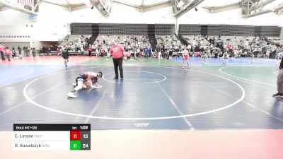 85 lbs Rr Rnd 6 - Chase Larsen, Yale Street vs Ryan Kowalczyk, Revival Black