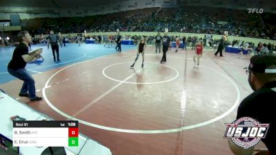 73 lbs Semifinal - Blakelee Smith, Hinton Takedown Club vs Elissa Cruz, Legacy Wrestling Club