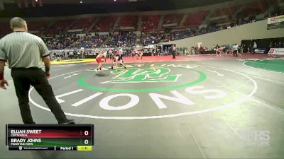 5A-157 lbs Quarterfinal - Brady Johns, Mountain View vs Elijah Sweet, Centennial