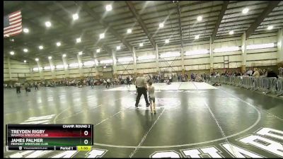 66 lbs Champ. Round 2 - James Palmer, Fremont Wrestling Club vs Treyden Rigby, Wasatch Wrestling Club