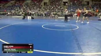 195 lbs Semis & Wb - Gabe Lyons, #1 Lisbon vs Tristan Pekas, #4 Hettinger/Scranton