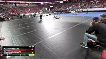 D2-120 lbs Champ. Round 1 - Mason Sternard, Winneconne vs Graeson Pankratz, Oconto Falls
