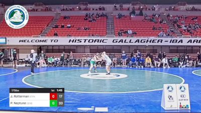 175 lbs Rr Rnd 3 - Jackson Rotterman, St Pius X vs Peyton Neptune, Derby