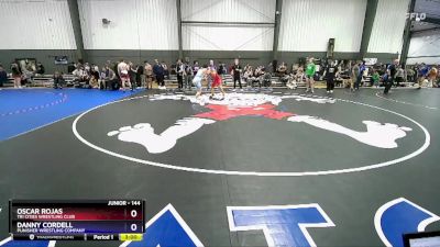 144 lbs Cons. Round 3 - Oscar Rojas, Tri Cities Wrestling Club vs Danny Cordell, Punisher Wrestling Company