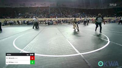 80 lbs Round Of 16 - Riley Woods, Salina Wrestling Club vs Asher Stites, Cowboy Wrestling Club