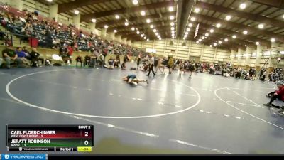 102 lbs Round 1 (4 Team) - Jeratt Robinson, Idaho 1 vs CAEL Floerchinger, West Coast Riders