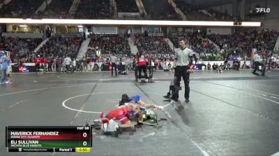 49 lbs Champ. Round 1 - Eli Sullivan, Wichita Blue Knights vs Maverick Fernandez, Dodge City Academy