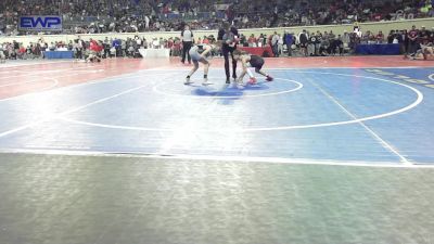 84 lbs Round Of 64 - Max Burd, Weatherford Youth Wrestling vs Gage Browne, McAlester