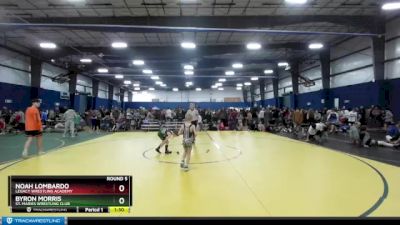 55 lbs Round 5 - Noah Lombardo, Legacy Wrestling Academy vs Byron Morris, St. Maries Wrestling Club