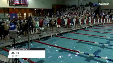 Music City Invite, Men 13-14 200 IM B Final